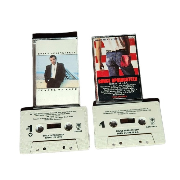 Bruce Springsteen Cassette Lot TESTED Pre-owned - Picture 2 of 3